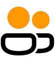 Contacts cleaner icon for merging and removing duplicate phone contacts